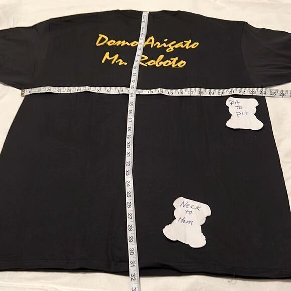 NWOT size XL Vintage authentic 2000 Styx Domo Arigato Mr Roboto T-shirt EVC - Picture 7 of 7